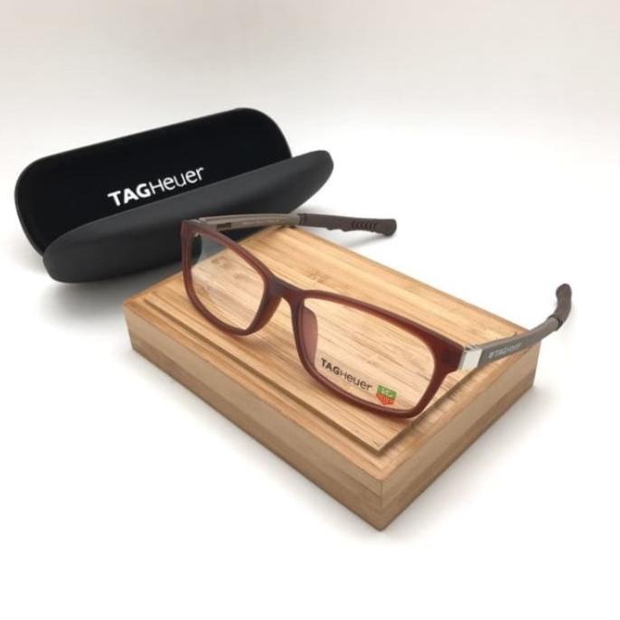 Frame Kacamata Tag Heuer 0520 Black Frame Kacamata Minus Baca Murah