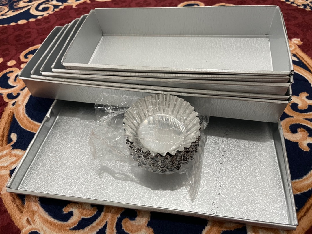 Loyang Brownies 1 Set Isi 5 Bahan Galvalume