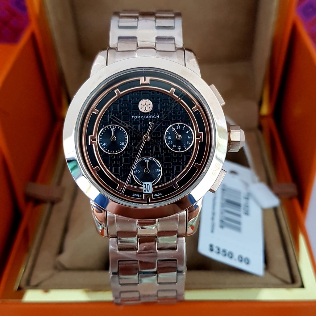 SALE JAM TANGAN WANITA JAM TANGAN TORY BURCH BLACK LADIES FULLSET BOX ORIGINAL JAM TANGAN WANITA BRA