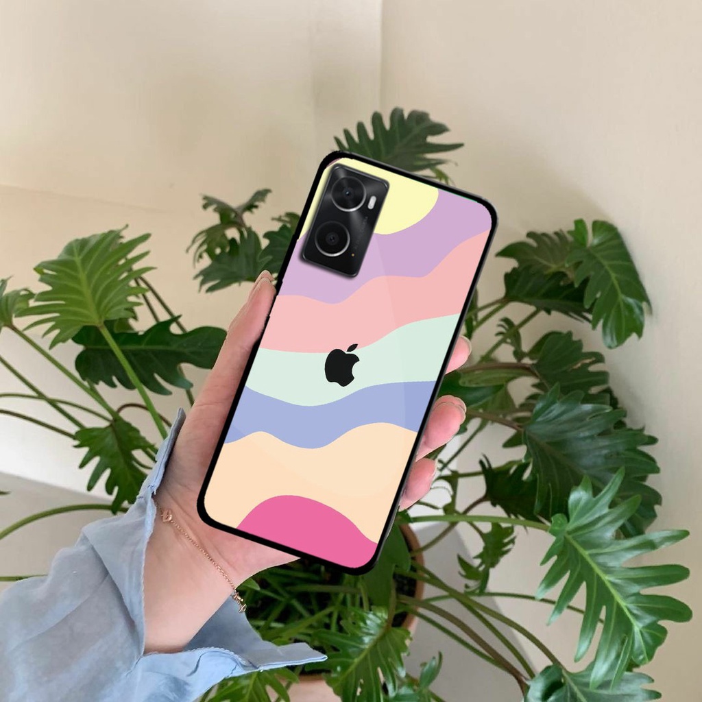 Softcase Kaca [FK33] For Oppo A76 | Case Oppo A76 | Softcase Oppo A76 | Casing Murah Oppo A76 | Case Lucu Oppo A76 | Silikon Hp Oppo A76 | Kesing Hp Oppo A76