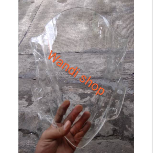 Visor ninja rr mono windshield ninja rr mono