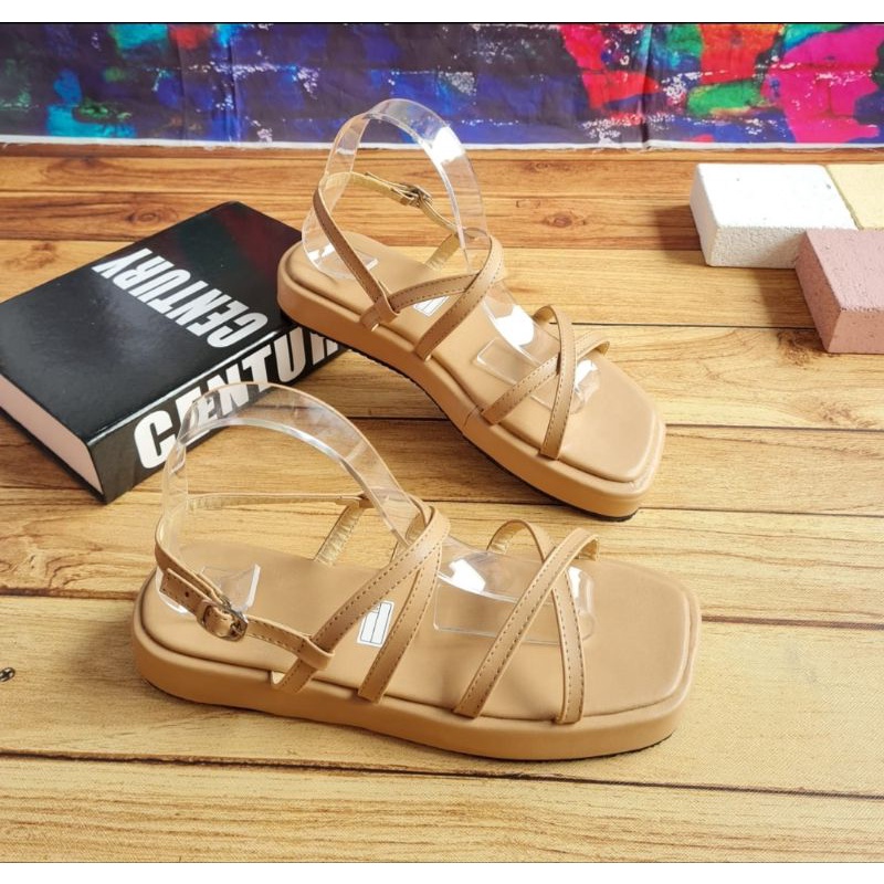 ABBUSHOES Bk 15 flip pop sepon super tali silang angsana 5cm