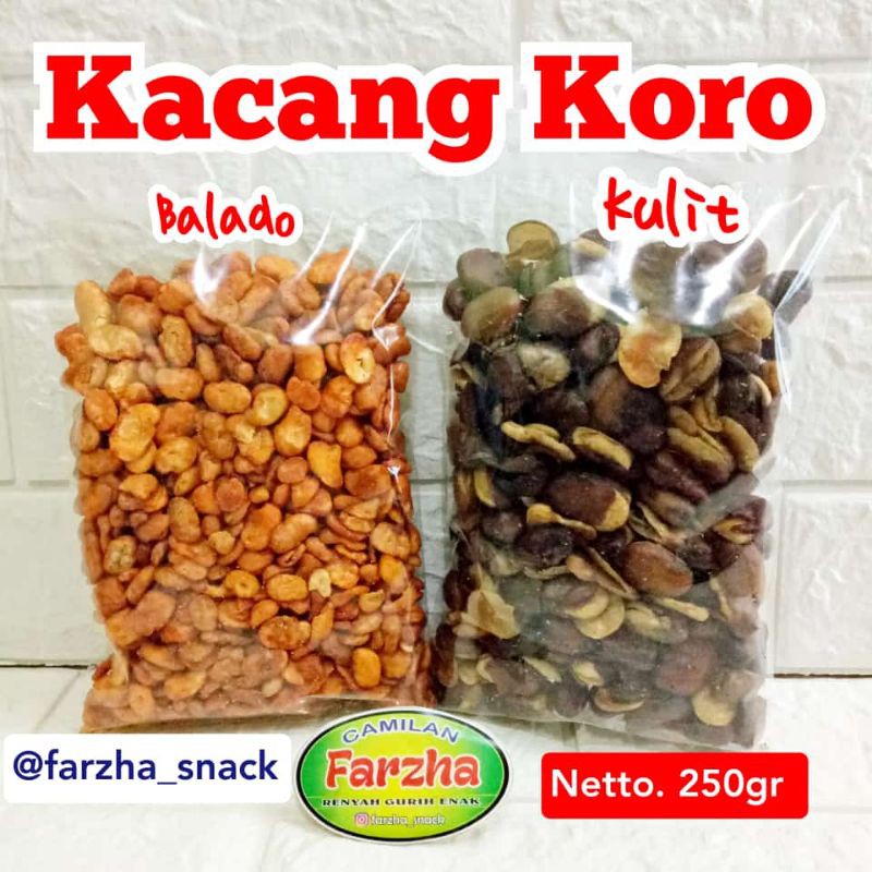 

CAMILAN KACANG KORO 250GRAM CAMILAN KILOAN / SNACK KILOAN / CEMILAN KILOAN