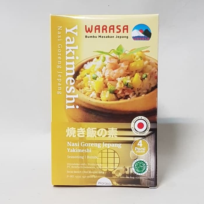 

WARASA YAKIMESHI 50 gram - NASI GORENG JEPANG - HALAL MUI