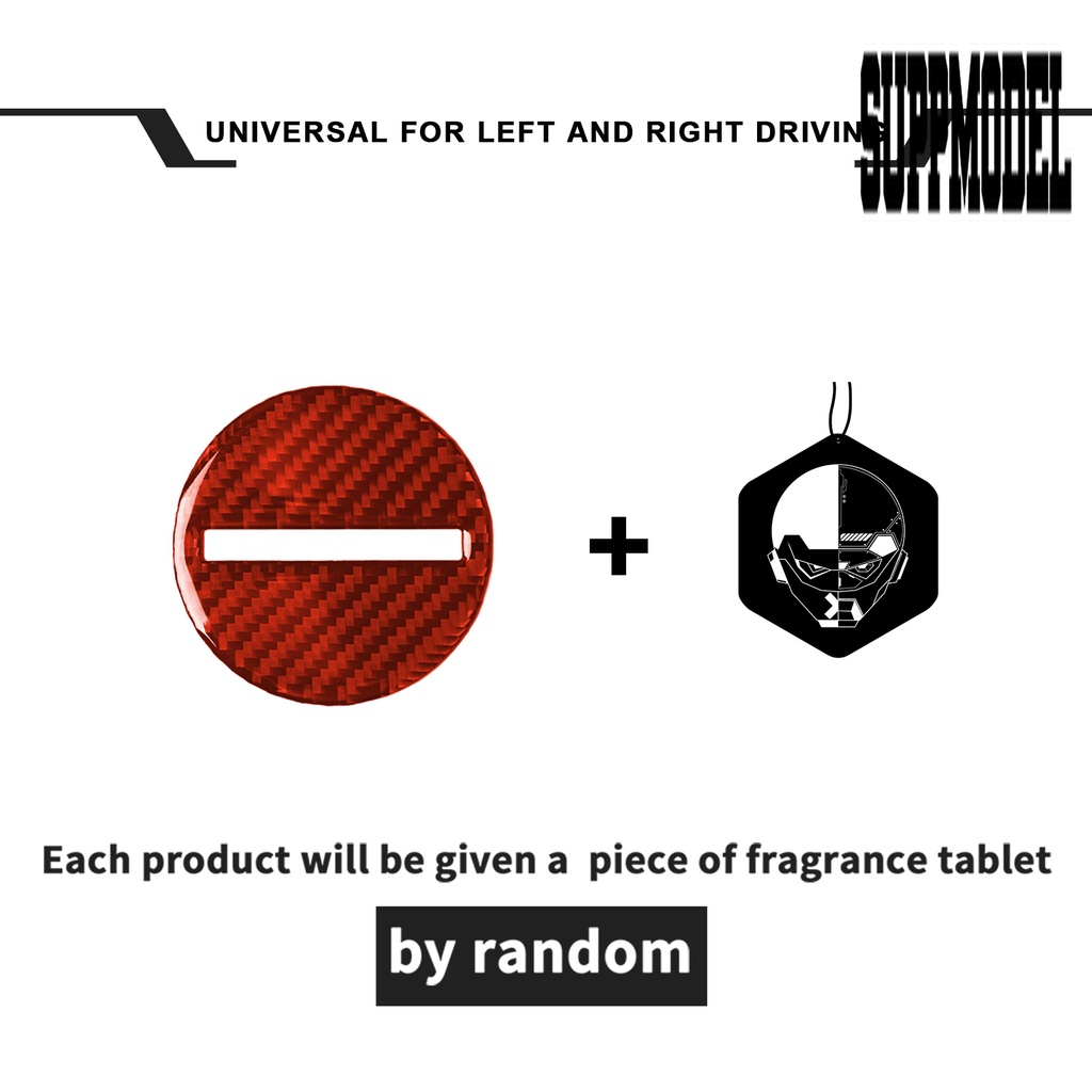 Stiker Cover Stir Mobil Anti UV Bahan Carbon Fiber Warna Merah Untuk Chevrolet Camaro 2017-2019