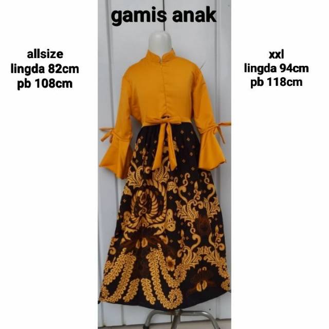 GAMIS BATIK ANAK MURAH GAMIS BATIK ANAK MODERN