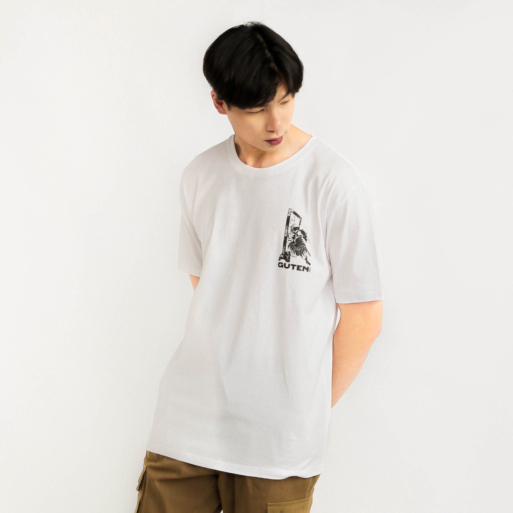 Guten Inc - Kaos Putih Pria Shinwa White T-Shirt