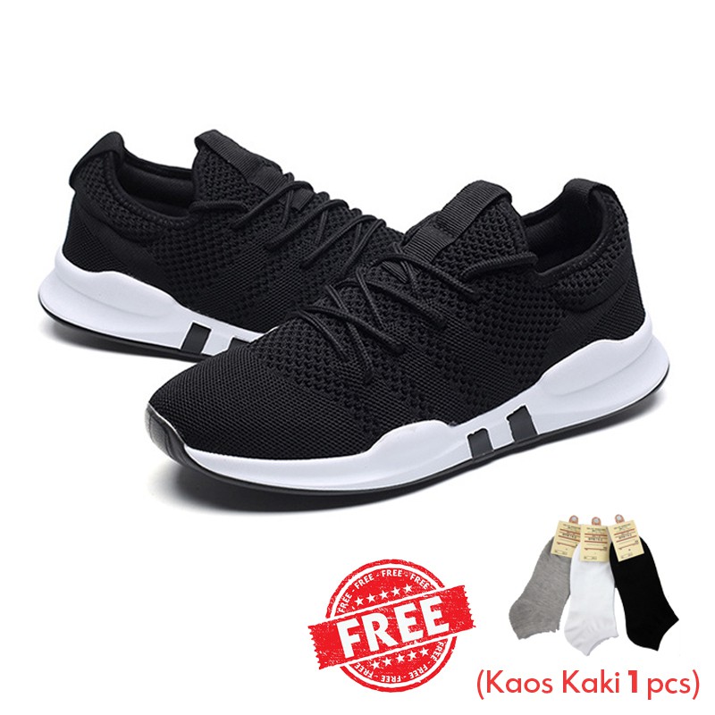 Techdoo Sepatu Running Shoes Sepatu Olahraga Pria Tali Techdoo Sepatu Running Shoes Sepatu Olahraga Pria Tali