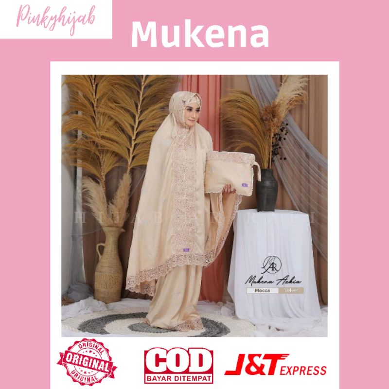Mukena Alat Sholat Arrafi | Mukenah Azkia Renda Polos | Telekung Terlaris 2022 | Mukena Best Seller Bahan Premium | BISA COD |