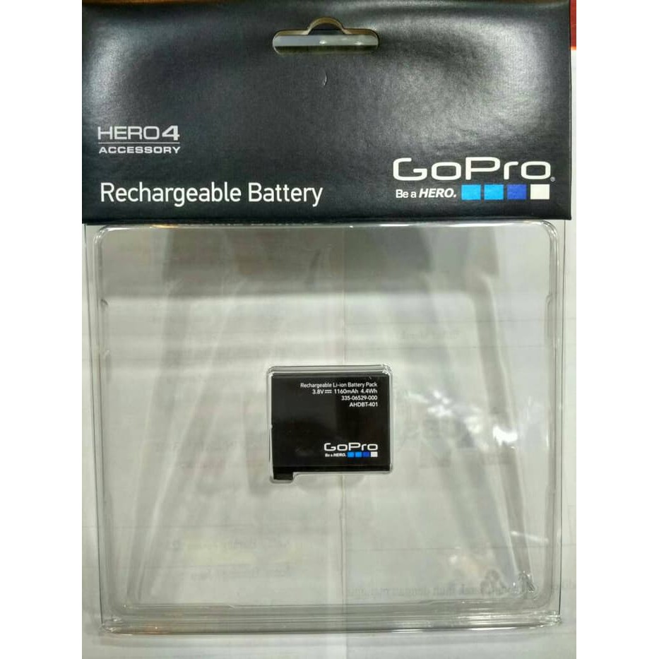 GOPRO BATTERY HERO 4 ORI / GOPRO RECHARGEABLE BATTERY HERO 4