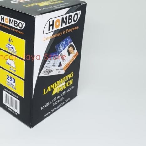 

➽ Plastik Laminating KTP / Laminating KTP Hombo 250 - Micron ♠