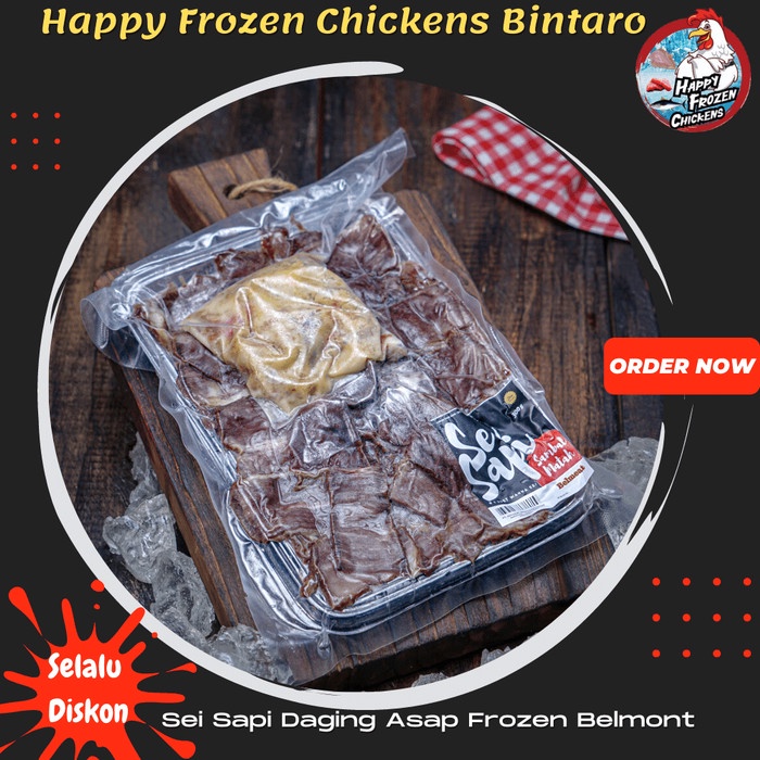 

Daging Asap - Sei Sapi Daging Asap Frozen Belmont