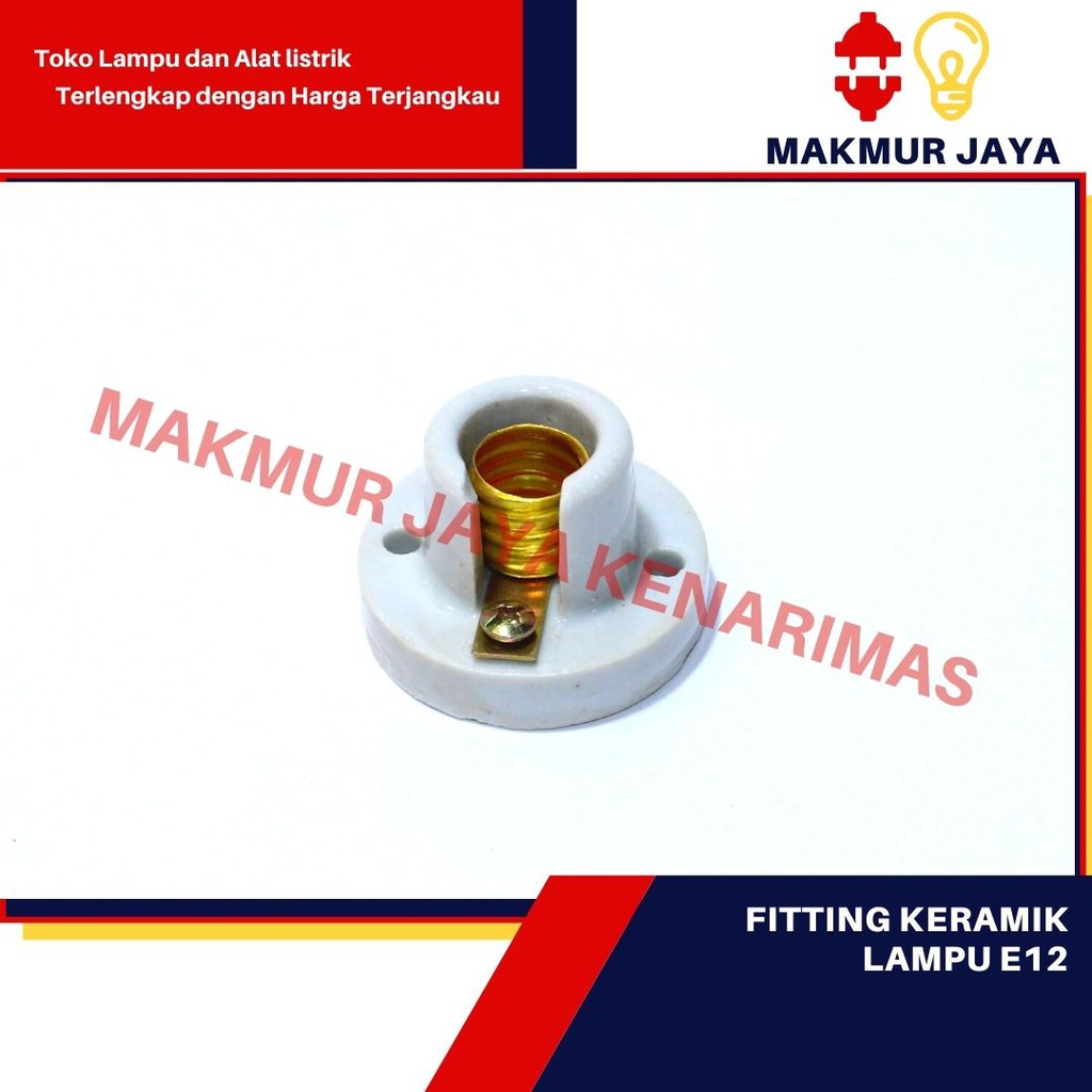 fitting lampu E12 keramik plafon/dudukan murah/fitting lampu hias murah e12