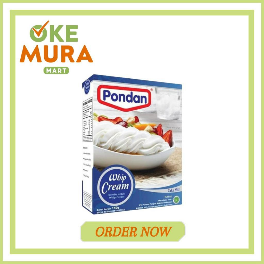 

PONDAN WHIP CREAM/CREAM KUE/CREAM CAKE INSTANT PONDAN