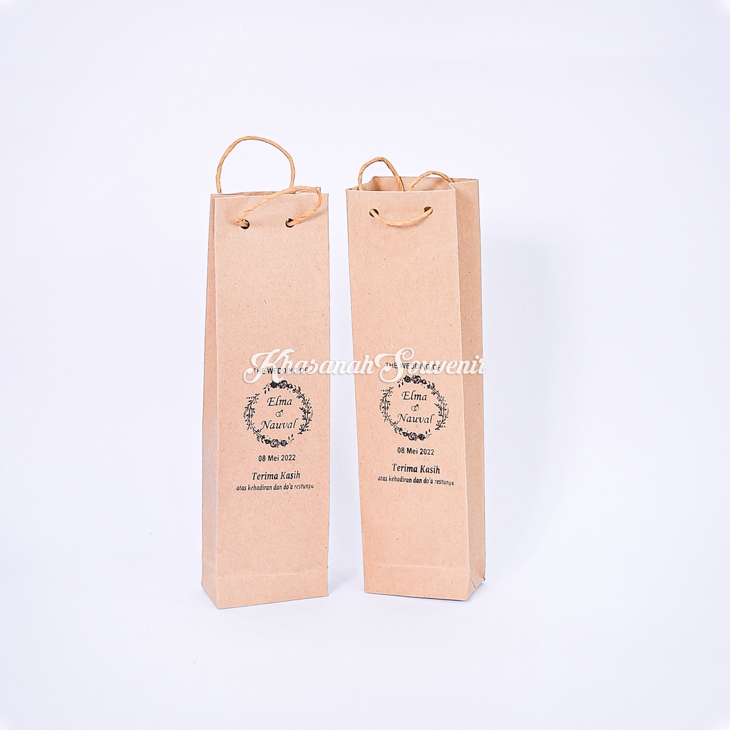 

Paperbag polos / paperbag custom ukuran dan desain sablon