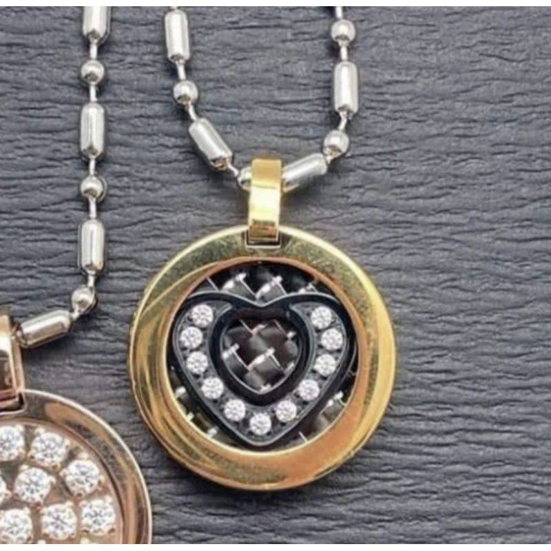 DISTRIBUTOR MCI ORI-TERBARU-BIOCARBON HEART GOLD-Kalung Mci Kalung Kesehatan Kalung Terbaru Mci Ori