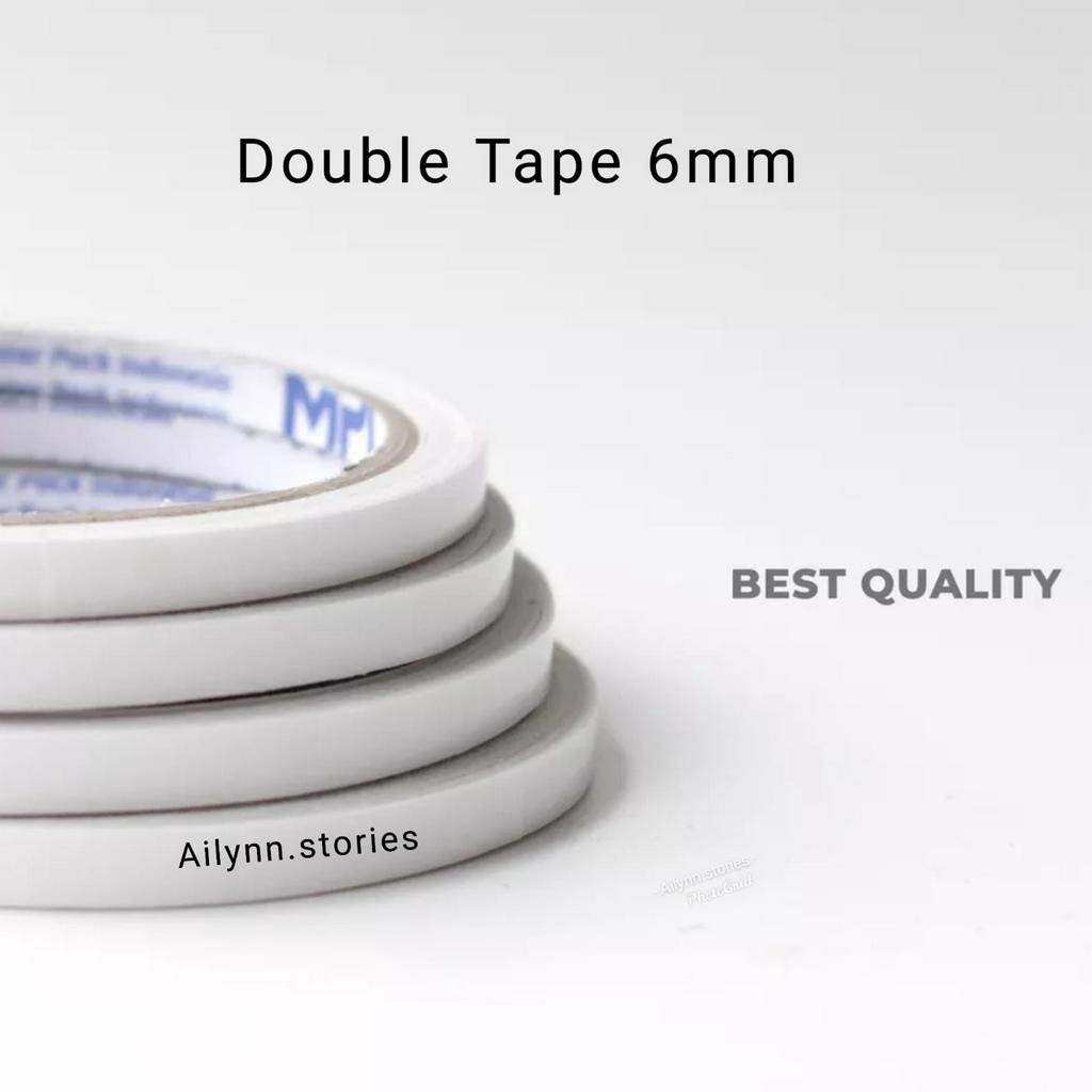 Double Tape Kertas 6mm - 12mm - 24mm