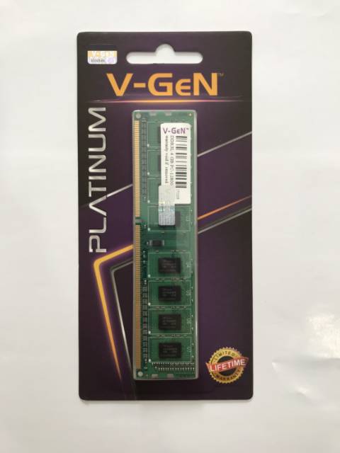 DDR3 4GB PC-12800 / 1600MHz V-GeN Platinum Longdimm RAM Vgen