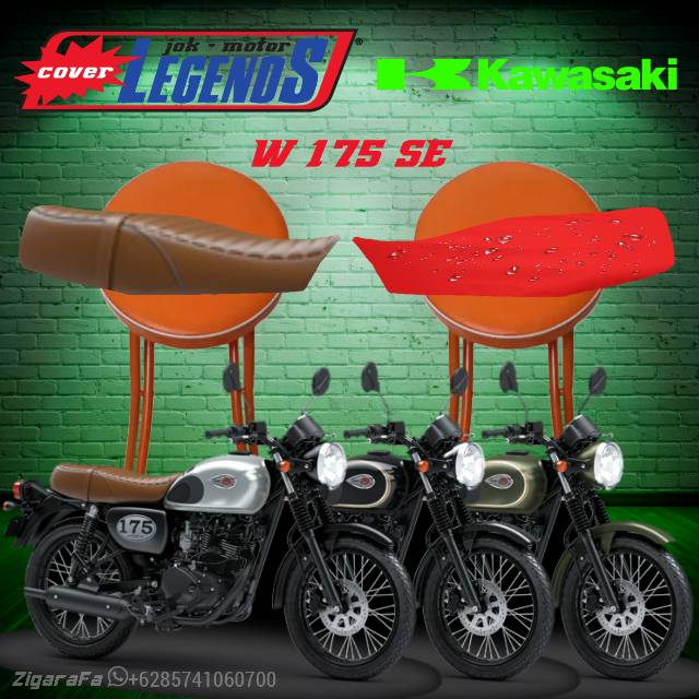 Cover Jok W175 SE Waterproof / Sarung Mantel Jok Motor Standar Variasi