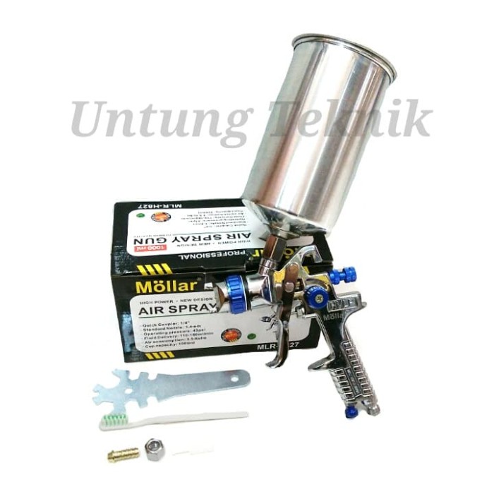 MOLLAR 1.4mm HVLP Spray gun Kapasitas besar