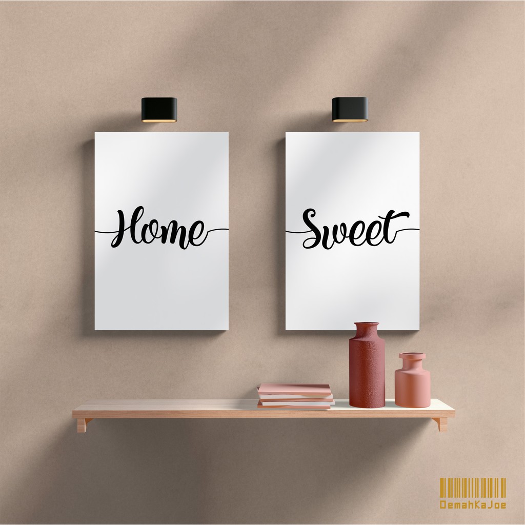 Oemah Kajoe Walldecor Poster Kata Gantungan Hiasan Dinding