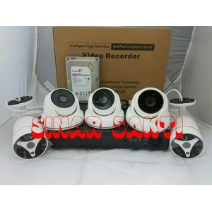 MURAH PAKET CCTV 5 CAMERA 3MP 1080P ( Komplit Tinggal pasang )