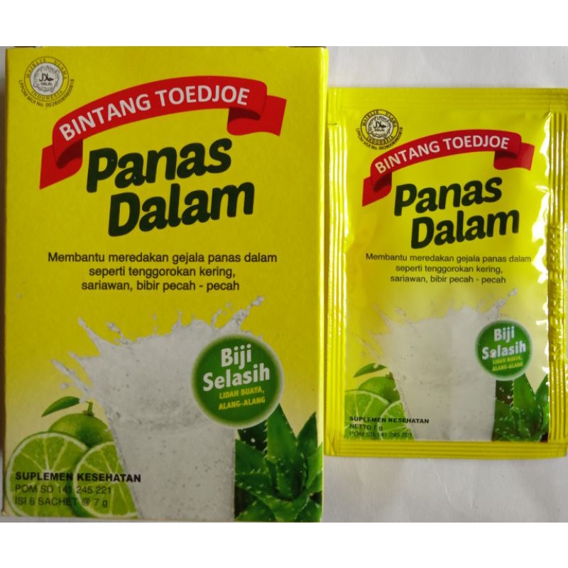 Bintang Toedjoe panas dalam per- sachet 7g
