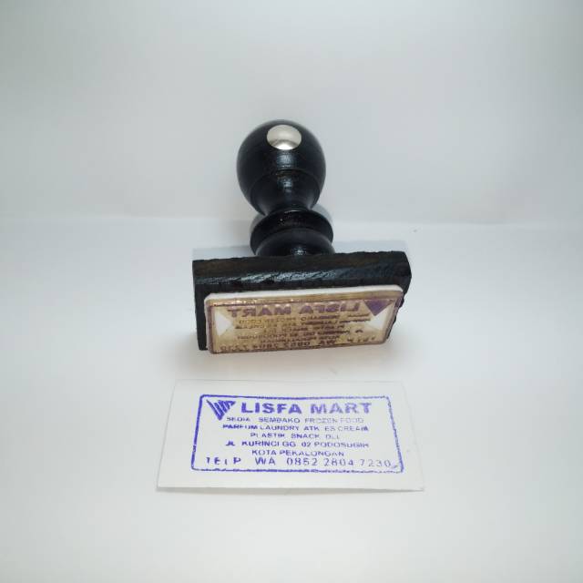 

STEMPEL KAYU UKURAN 5 X 3 CM DESAIN SUKA SUKA