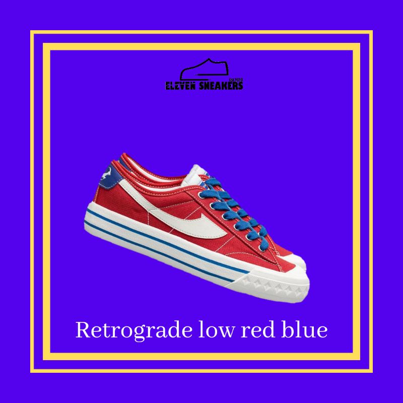 [ 100% Orgininal ] Compass Retrograde Low Red Blue