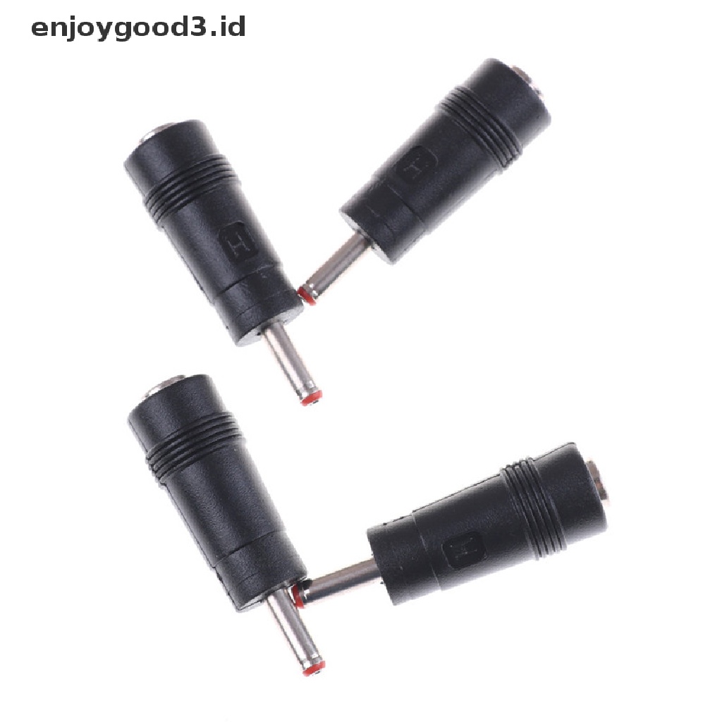 4pcs Adapter Konektor Dc Power 3.5x1.35mm Male Ke 5.5x2.1mm Female