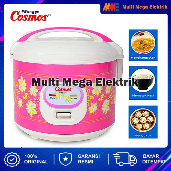 Jual Cosmos Crj 3306 3in1 Mejikom Rice Cooker Magic Com Magiccom