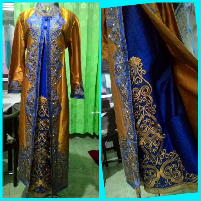 BAJU PESTA  BORDIR MUTIARA
