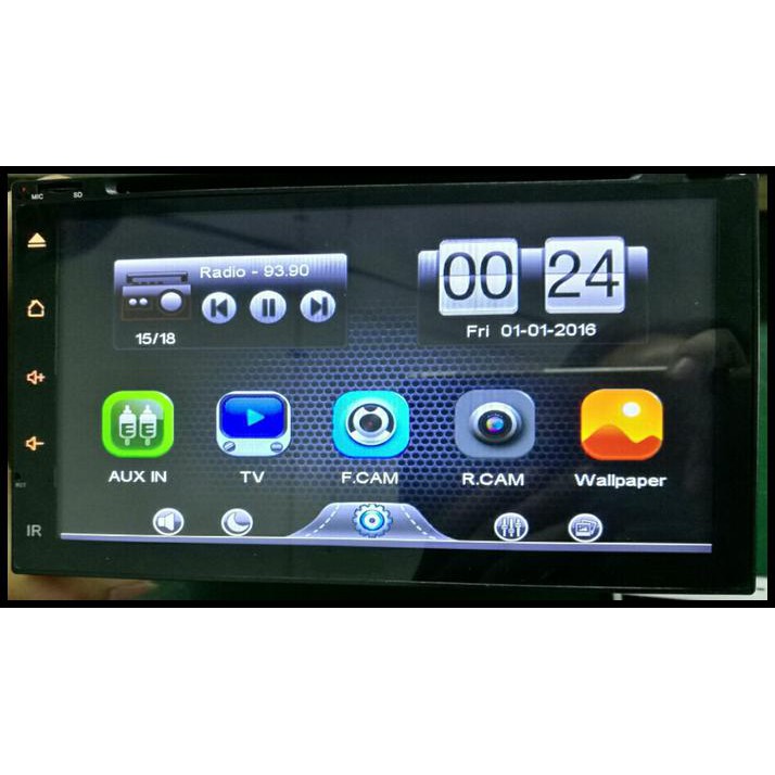 Promo Terbatas Headunit Head Unit Double Dobel Din Dvd New Model Universal Mkv Mp4