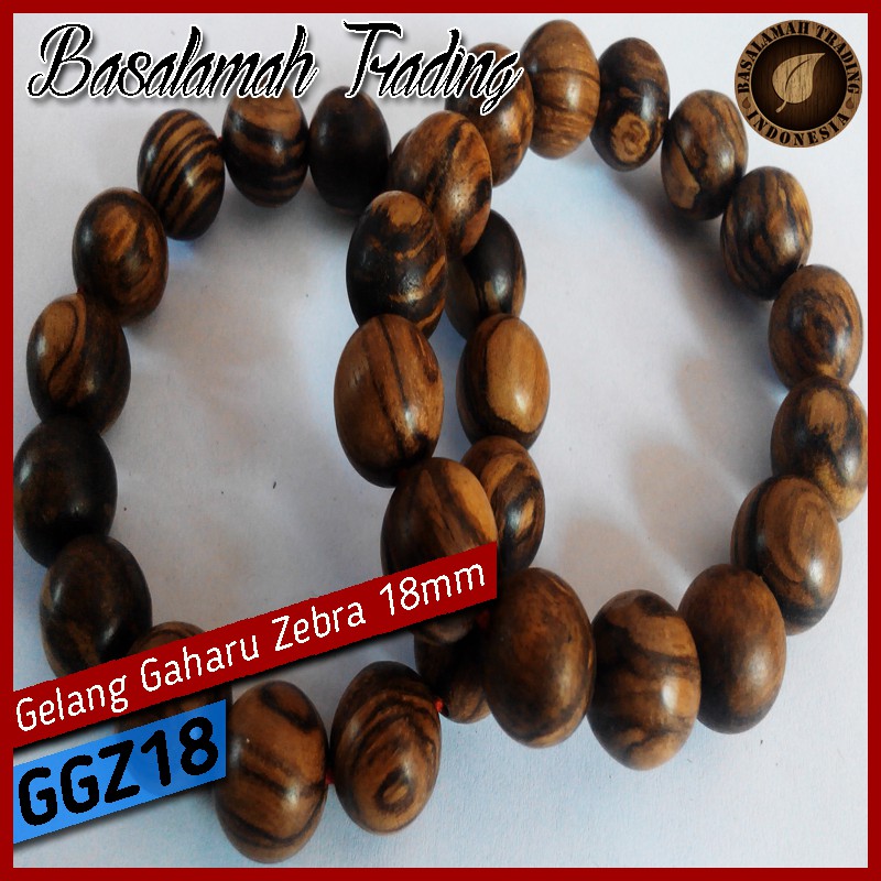 Gelang Gaharu Zebra 18mm