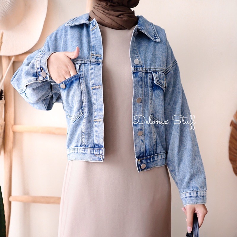 DELONIX | Crop jeans jacket import