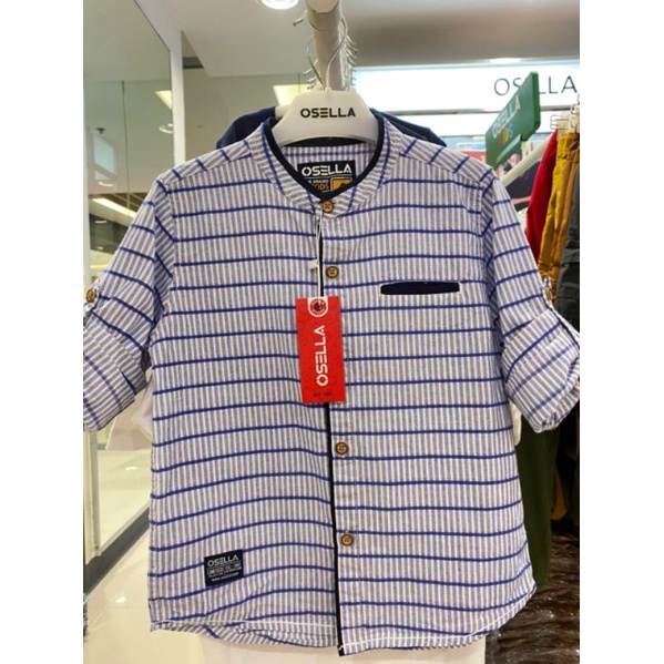 kemeja anak laki-laki kera sanghai osella kids