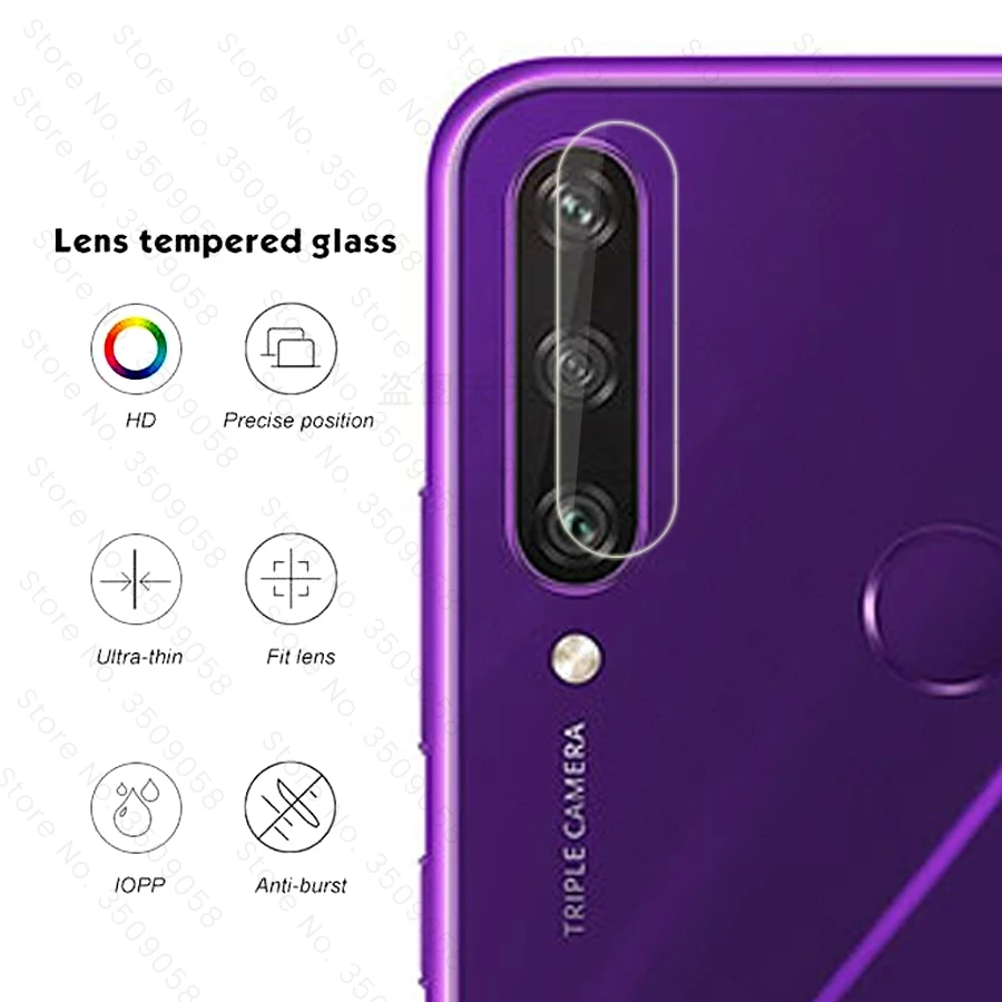 Pelindung Layar Tempered Glass 3 in 1 Untuk Huawei Y7A Y6P Y7P Y9S Y6S Y9 Prime Nova 7i 7SE 5T 3i 2i