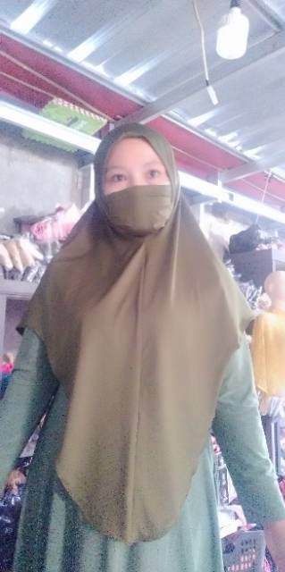 Hijab nikob masker