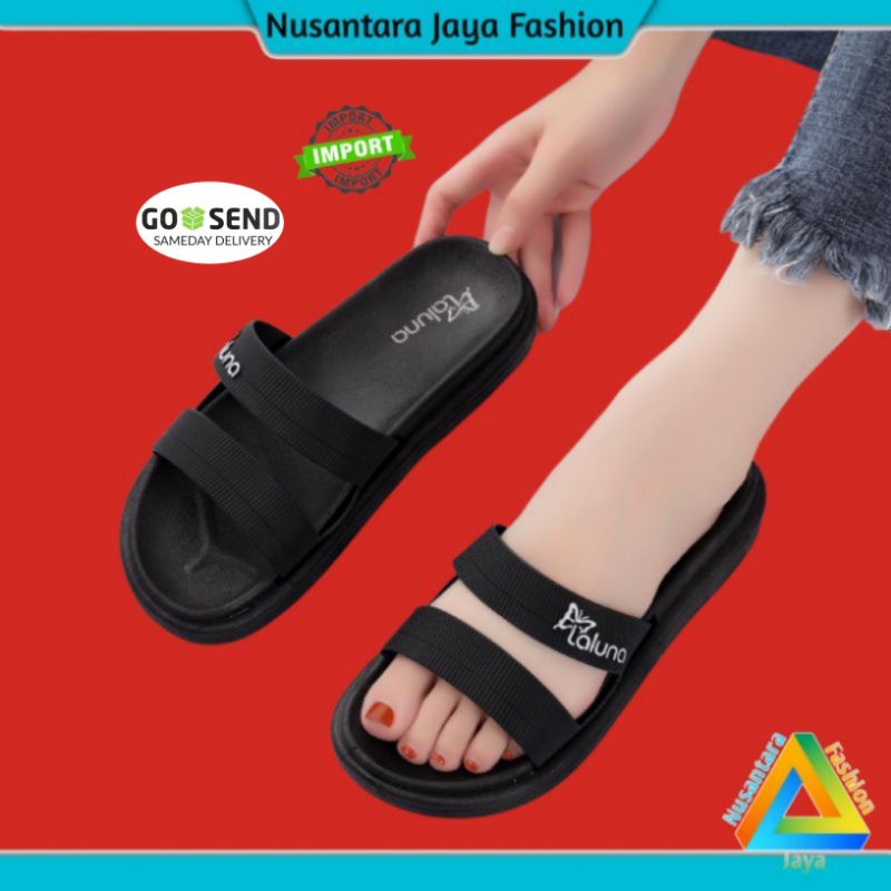 STOK TERBATAS Sendal Wanita Kekinian - Sandal Wanita WEDGES - Sandal Balance 840 1