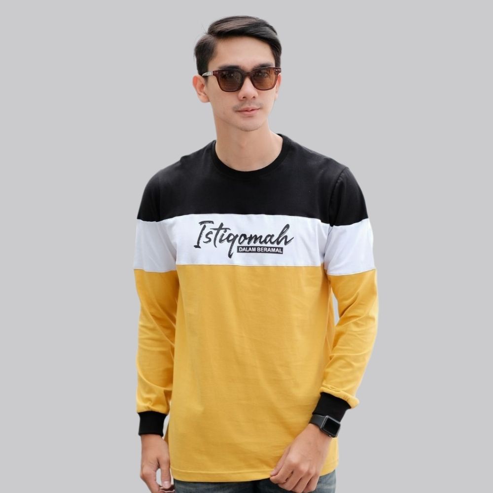 Premium Kaos Dakwah | Kaos Distro Islami | Baju Dakwah | Pakaian Pria | Kaos Istiqomah 001