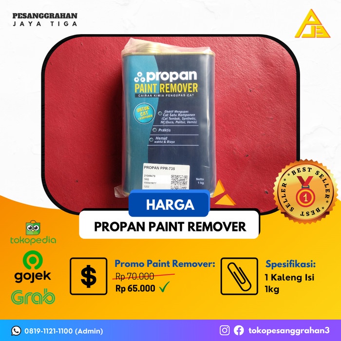 

Perontok Cat/Penghapus Cat Tembok Propan Paint Remover 1Kg