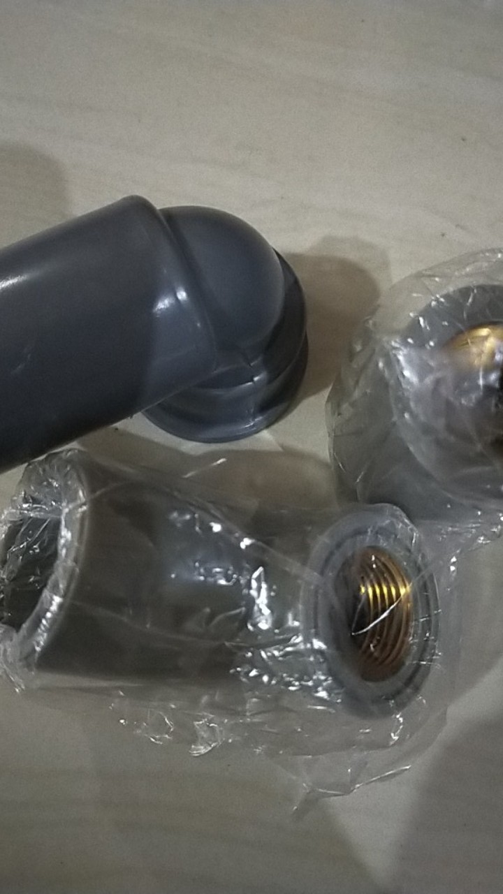 Sock Drat Kuningan 1/2 In X 3/4 In - Sock Kran - Sock Pipa - Sock Kran Air - Sambungan Pipa