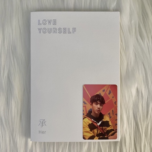 [READY STOCK] BTS Album Love Yourself Her ver E fullset unsealed PC Jin / Seokjin Pizza