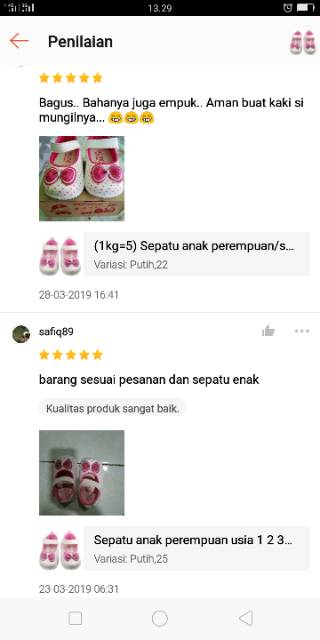 C05 Sepatu Anak Cewek / Sendal Bayi / Balita Usia 1 2 Tahun Bunyi Cit Cit Perekat Murah Sintesis
