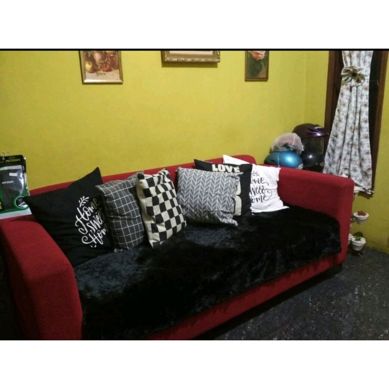 ALAS // COVER SOFA  Bulu Rasfur.. { 200 cm x 85 cm }