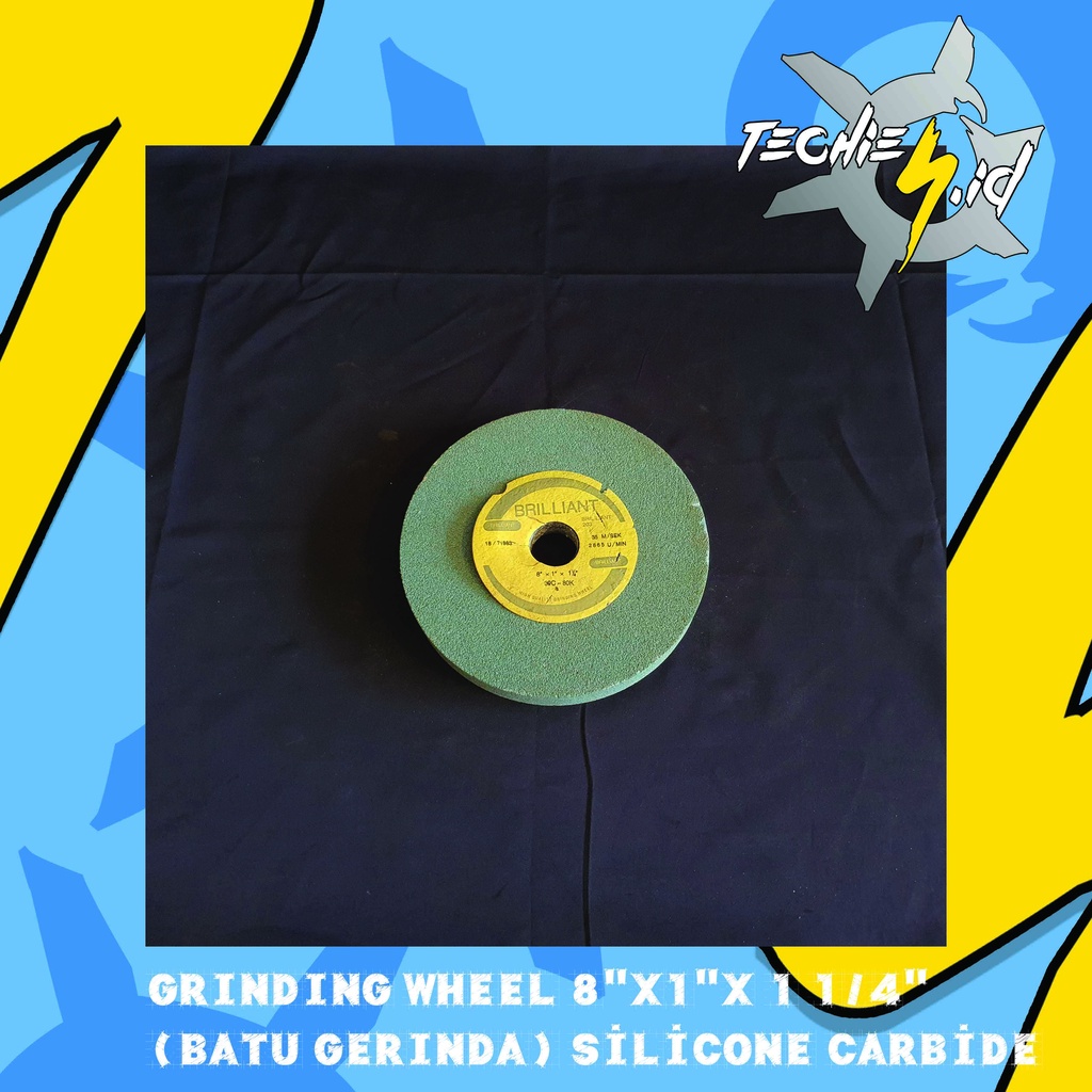Silicone Carbide Grinding Wheel 8inch x 1 x 1 1/4 (Batu Gerinda)