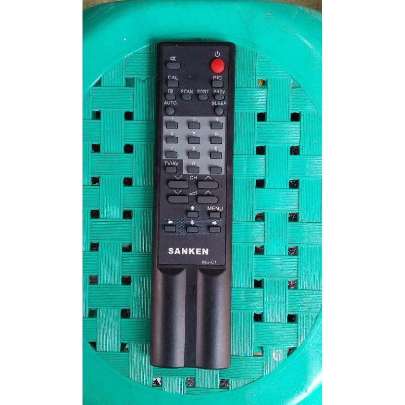 REMOTE TV SANKEN SERI K6J-C1 ORIGINAL