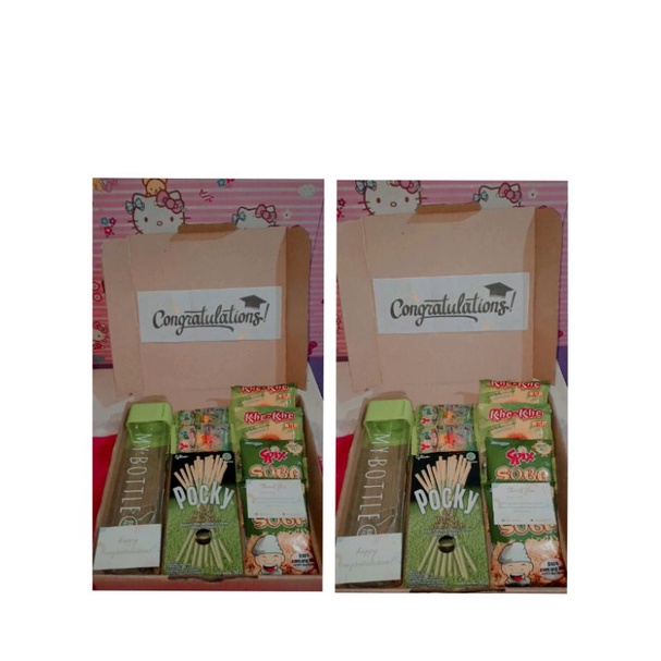 

termurah snack box/hampers wisuda/hampers lebaran/hadiah ulang tahun/hadiah anniversary/gift box murah dan sehari jadi