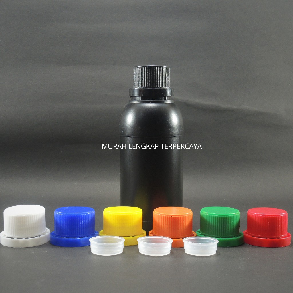 BOTOL AGRO 250 ML HDPE LABOR HITAM