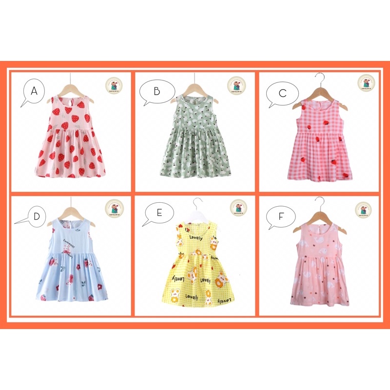 Babyglory.id✨ Dress Korea Anak Import / Dress Anak Perempuan Cewek / Dress Anak Pesta